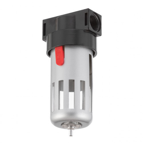 Фільтр для очищення повітря 1/2", 20 мкм, до 1200 л/хв, до 10 атм, металевий захист колби INTERTOOL PT-1401 Фільтр для очищення повітря 1/2", 20 мкм, до 1200 л/хв, до 10 атм, металевий захист колби INTERTOOL PT-1401